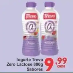 Rede Super Compras logurte trevo zero lactose 800g sabores oferta