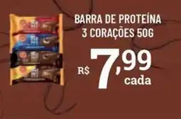 Bahamas Supermercados barra de proteína 3 corações oferta