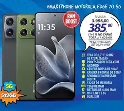 Lojas Cem Smartphone motorola edge 70 5g oferta
