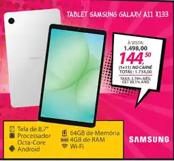 Lojas Cem Tablet samsung galaxy a11 x133 oferta