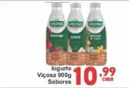 Rede Super Compras logurte Viçosa 900g Sabores oferta