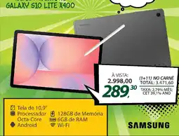 Lojas Cem Tablet samsung galaxy s10 lite x400 oferta
