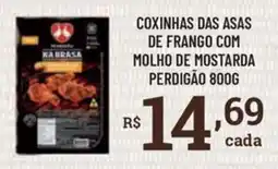 Bahamas Supermercados Coxinhas das asas de frango com molho de mostarda oferta