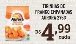 Bahamas Supermercados Tirinhas de frango empanadas aurora oferta