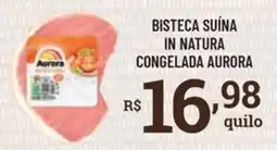 Bahamas Supermercados Bisteca suína in natura congelada aurora oferta