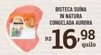 Bahamas Supermercados Bisteca suína in natura congelada aurora oferta
