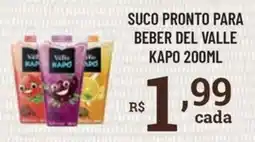 Bahamas Supermercados sucro pronto para beber del valle kaopo oferta