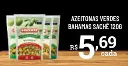 Bahamas Supermercados Azeitonas verdes bahamas sachê oferta