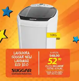 Lojas Cem Lavadora suggar new lavamax eco oferta