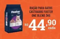 Bahamas Supermercados Ração para gatos castrados foster one blend oferta