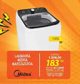 Lojas Cem Lavadora midea ma512w130a oferta