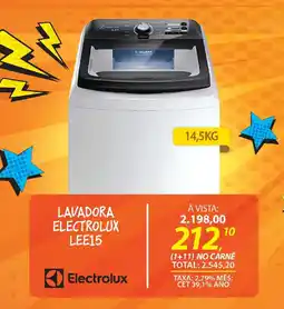 Lojas Cem Lavadora electrolux lee15 oferta