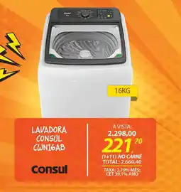 Lojas Cem Lavadora consul cwn16ab oferta