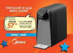 Lojas Cem Purificador de água midea jdd2580 oferta
