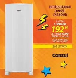 Lojas Cem Refrigerador consul cra30mb oferta