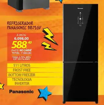 Refrigerador panasonic bb71gv