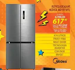 Lojas Cem Refrigerador midea md-rf691 oferta
