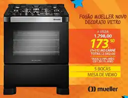 Lojas Cem Fogão mueller novo decorato vitro oferta