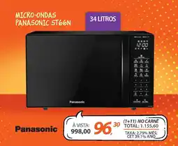 Lojas Cem Micro-ondas panasonic st66n oferta