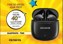 Lojas Cem Fone de ouvido aiwa eb05 oferta
