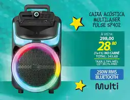 Lojas Cem Caixa acústica multilaser pulse sp402 oferta
