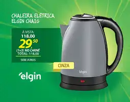 Lojas Cem Chaleira elétrica elgin cha1g oferta