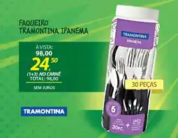 Lojas Cem Faqueiro tramontina ipanema oferta