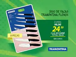 Lojas Cem Jogo de facas tramontina plenus oferta