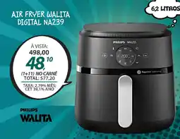 Lojas Cem Air fryer walita digital na239 oferta