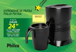 Lojas Cem Espremedor de frutas philco pef26a oferta
