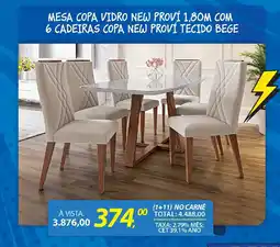 Lojas Cem Mesa copa vidro new proví oferta