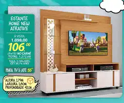 Lojas Cem Estante home new atrativa oferta