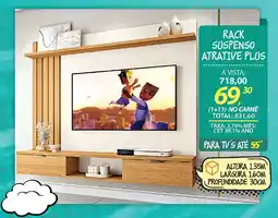 Lojas Cem Rack suspenso atrative plus oferta