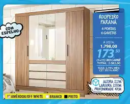 Lojas Cem Roupeiro paraná oferta