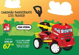Lojas Cem Caminhão bandeirante 1231 passeio oferta