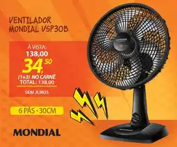 Lojas Cem Ventilador mondial vsp30b oferta