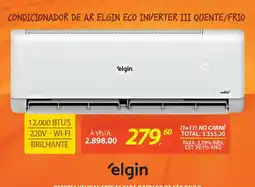 Lojas Cem Condicionador de ar elgin eco inverter iii quente/frio oferta
