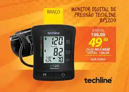 Lojas Cem Monitor digital de pressão techline bp1209 oferta