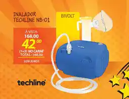 Lojas Cem Inalador techline nb-01 oferta