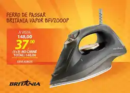 Lojas Cem Ferro de passar britânia vapor bfv2000p oferta