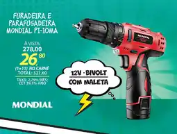 Lojas Cem Furadeira e parafusadeira mondial pi-10ma oferta