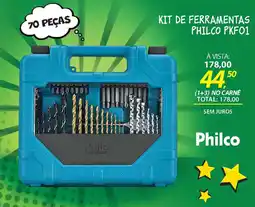 Lojas Cem Kit de ferramentas philco pkf01 oferta