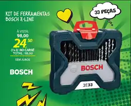 Lojas Cem Kit de ferramentas bosch x-line oferta