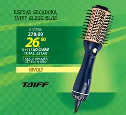 Lojas Cem Escova secadora taiff gloss blue oferta