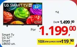 Supermercados Koch Smart Tv lg 32" smart lb650 un. oferta