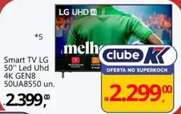 Supermercados Koch Smart tv lg 50" led uhd 4k gen8 oferta