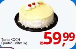 Supermercados Koch Torta koch quatro leites oferta