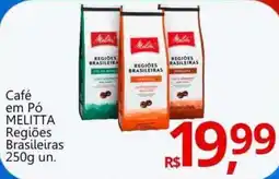 Supermercados Koch Café em Pó Melitta Regiões Brasileiras oferta