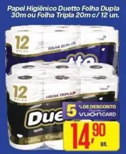 Comper Papel Higiênico Duetto oferta
