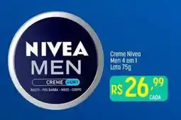 Muffato Creme nivea men 4 em 1 oferta